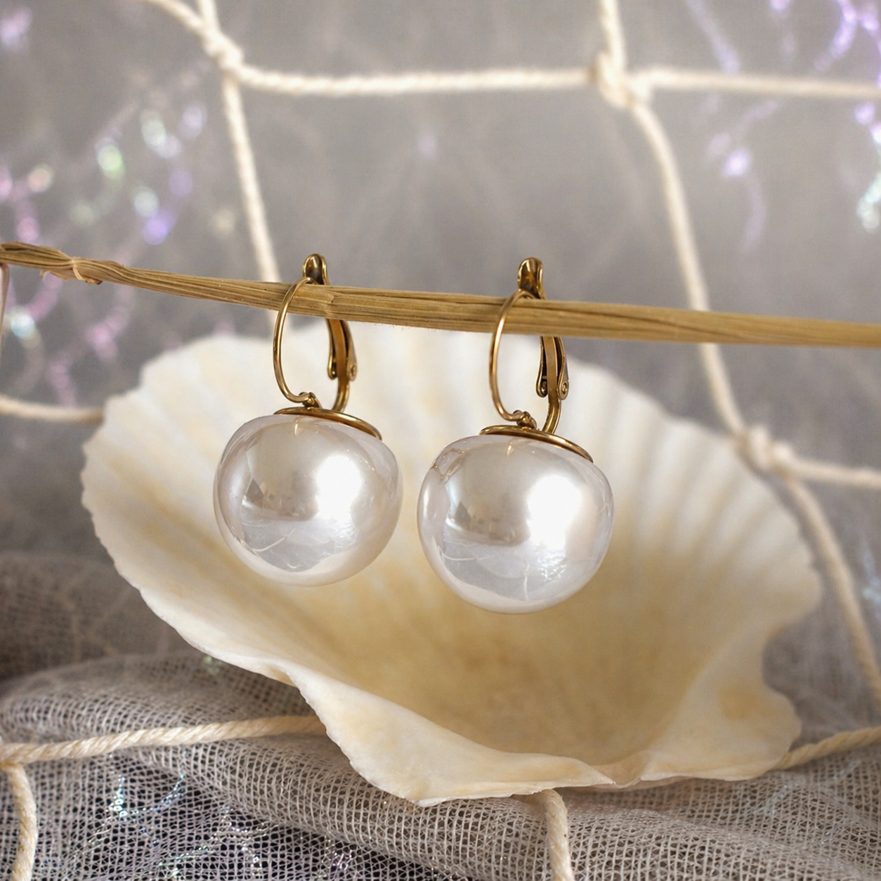 Milky Pearl Earrings