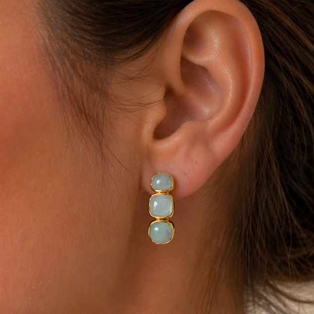 Natural Mist Earrings