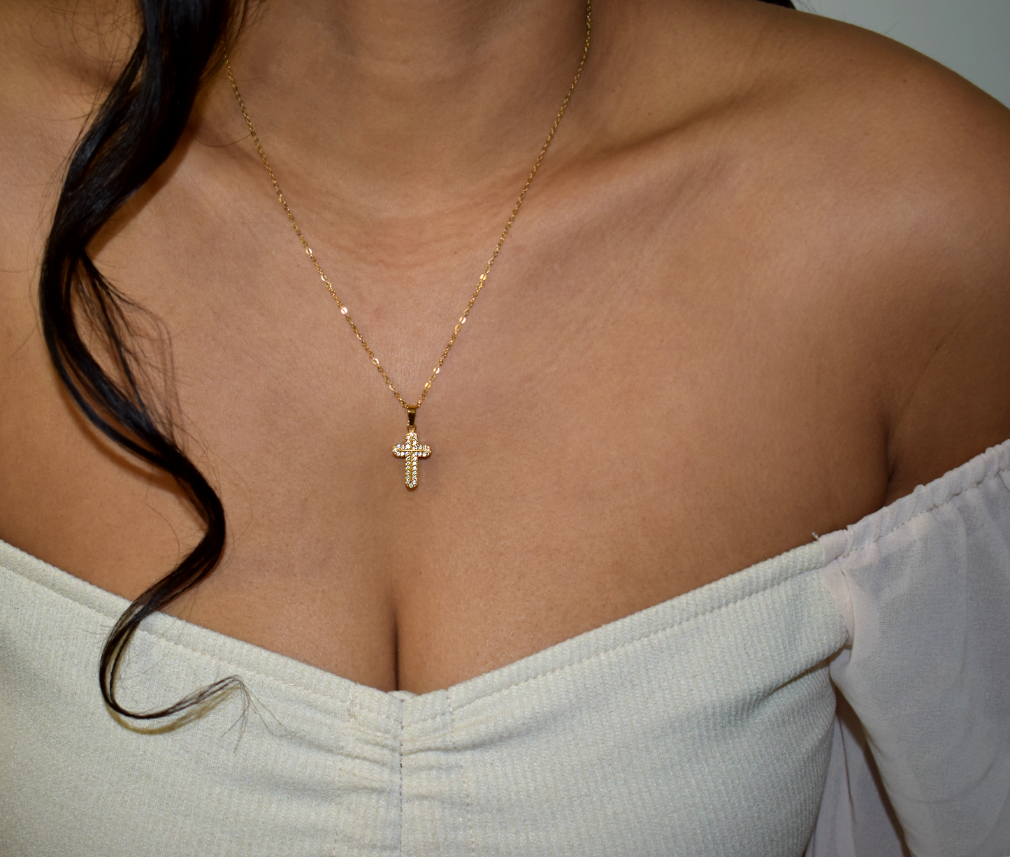 Bright Cross Necklace