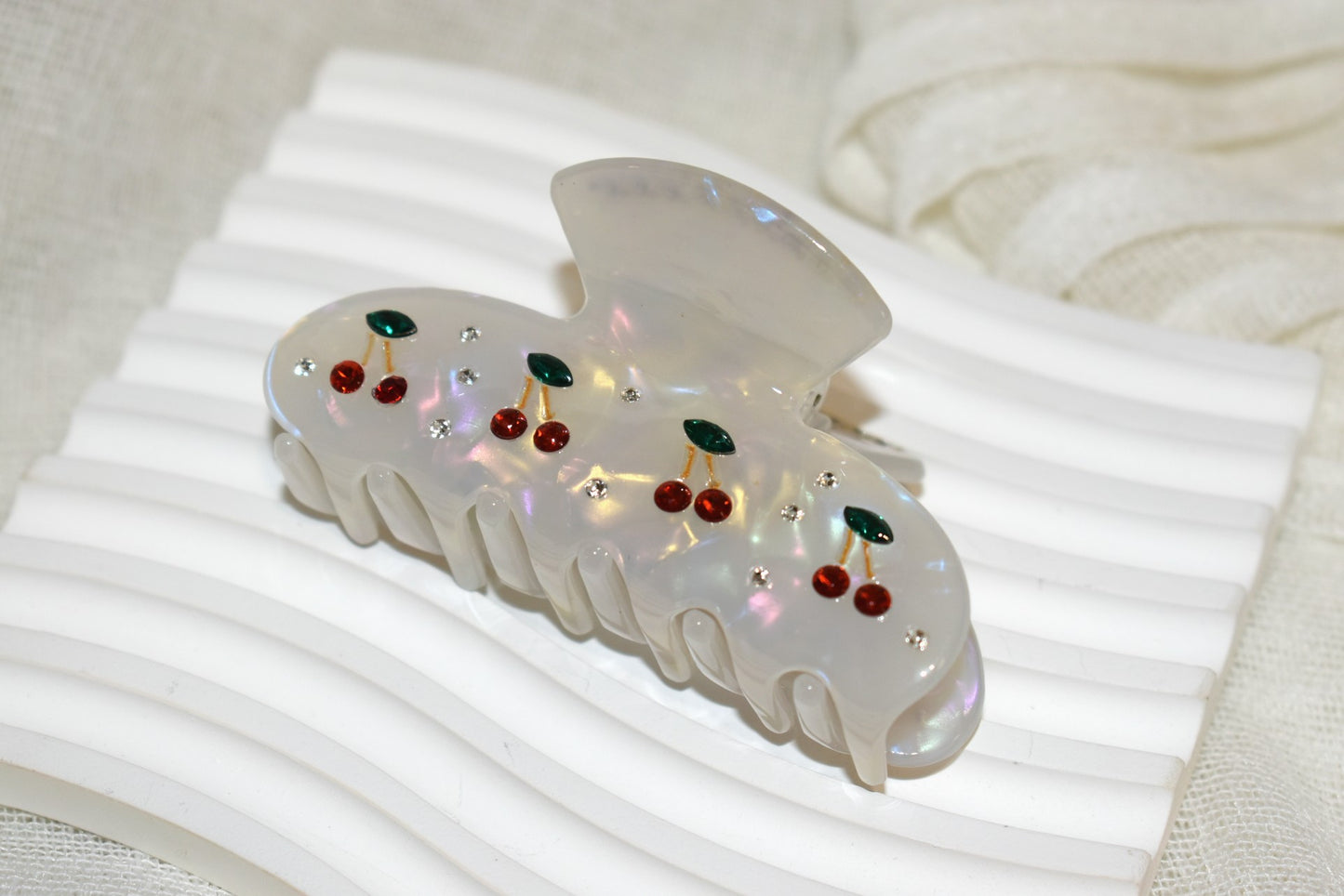 Κλάμερ Μαλλιών "Cherry Sparkle"