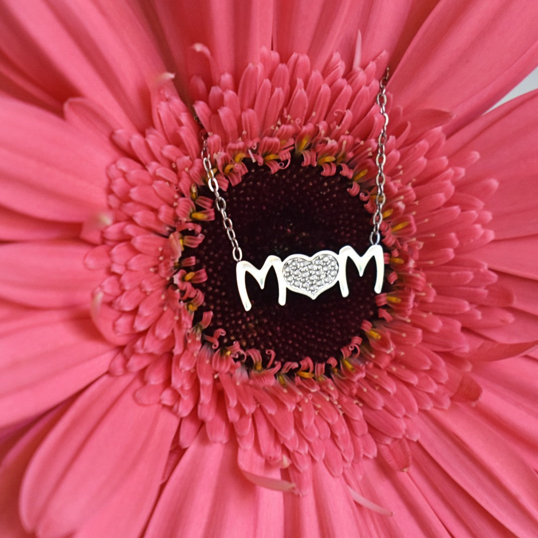 Mom Heart Necklace
