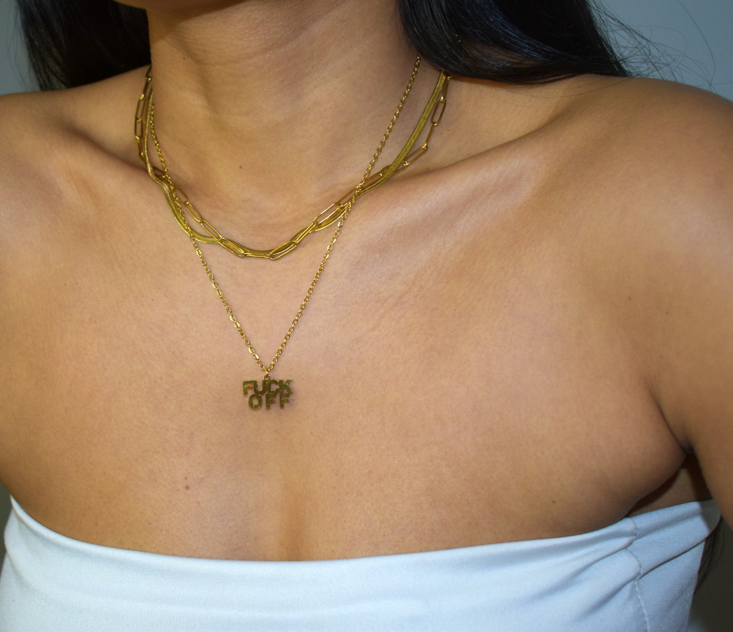 F OFF Necklace