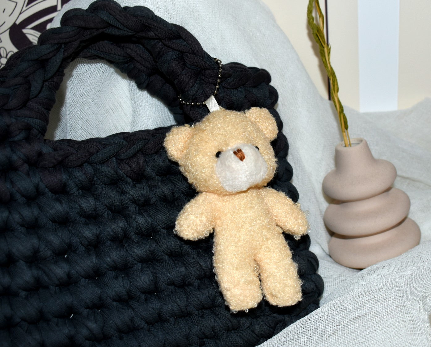 Soft Teddy Bag Charm