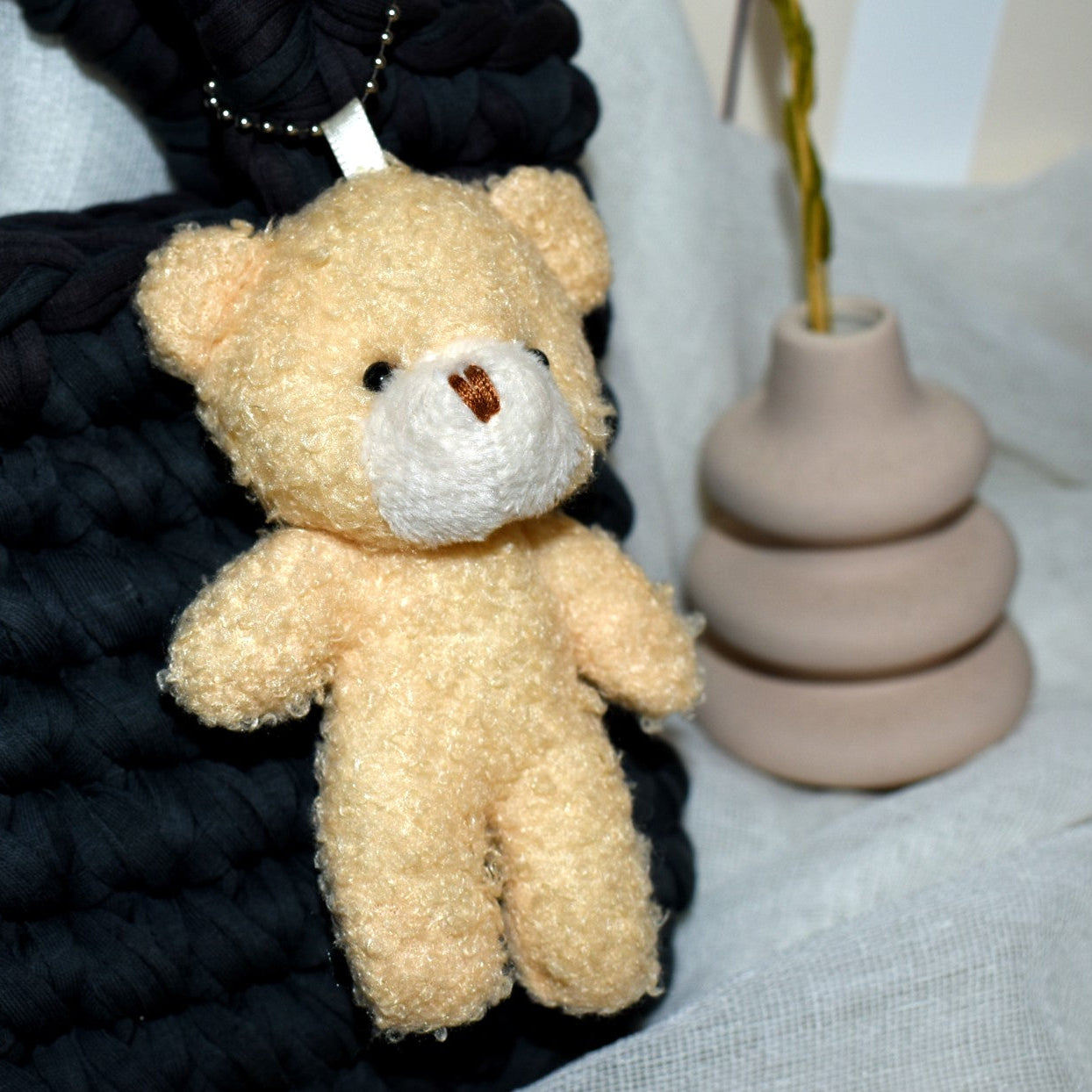Soft Teddy Bag Charm