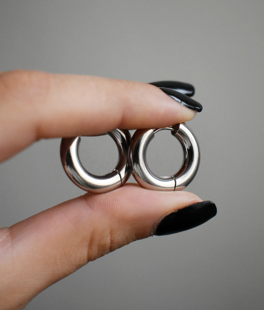 Chunky Hoop Earrings