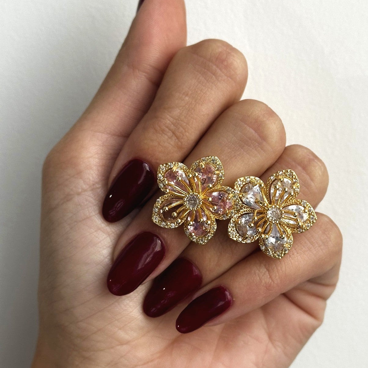 Luminous Floral Ring