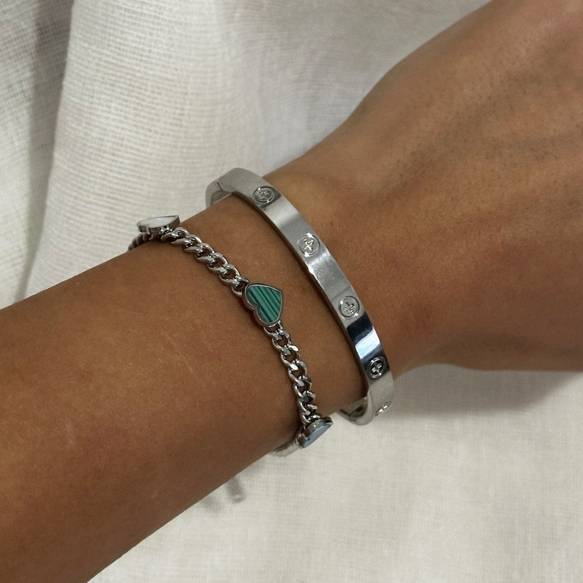 Heart Chain Bracelet