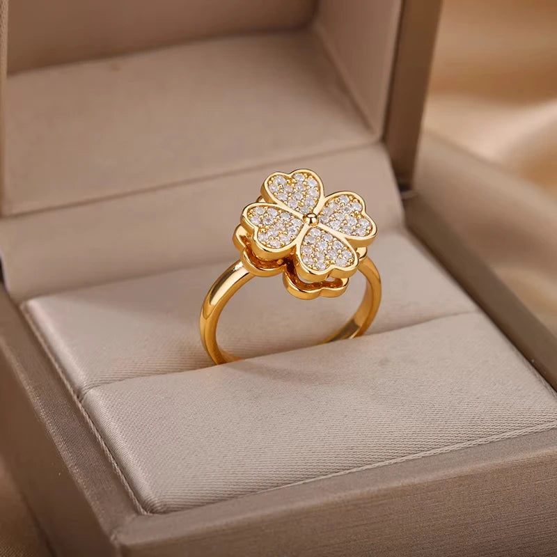 Calm & Shine Spinner Ring