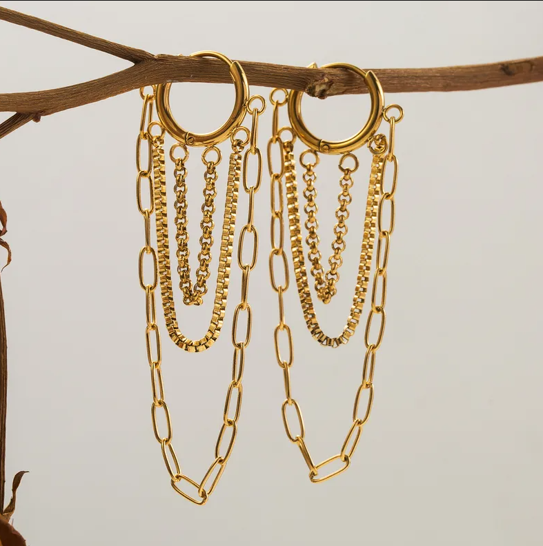 Statement Link Earrings