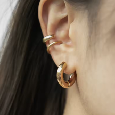 Chunky Hoop Earrings