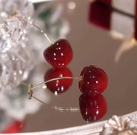 Sweet Cherry Earrings