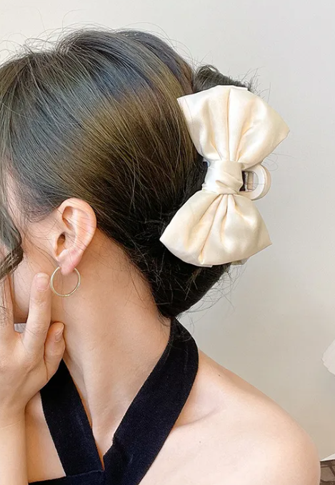 Κλάμερ Μαλλιών "Satin Bow Hair"