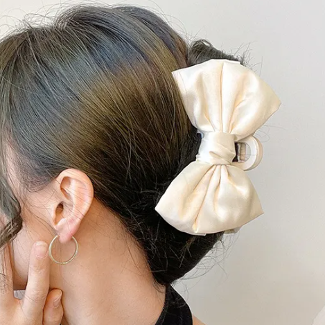 Κλάμερ Μαλλιών "Satin Bow Hair"