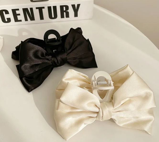 Κλάμερ Μαλλιών "Satin Bow Hair"