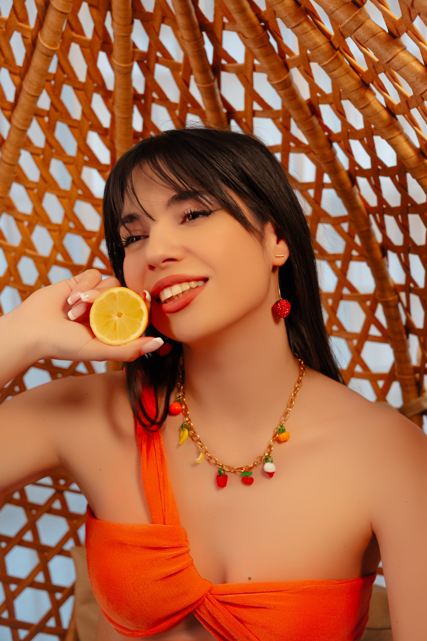 Fruit Charm Necklace