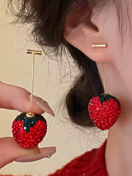 Sweet Strawberry Earrings