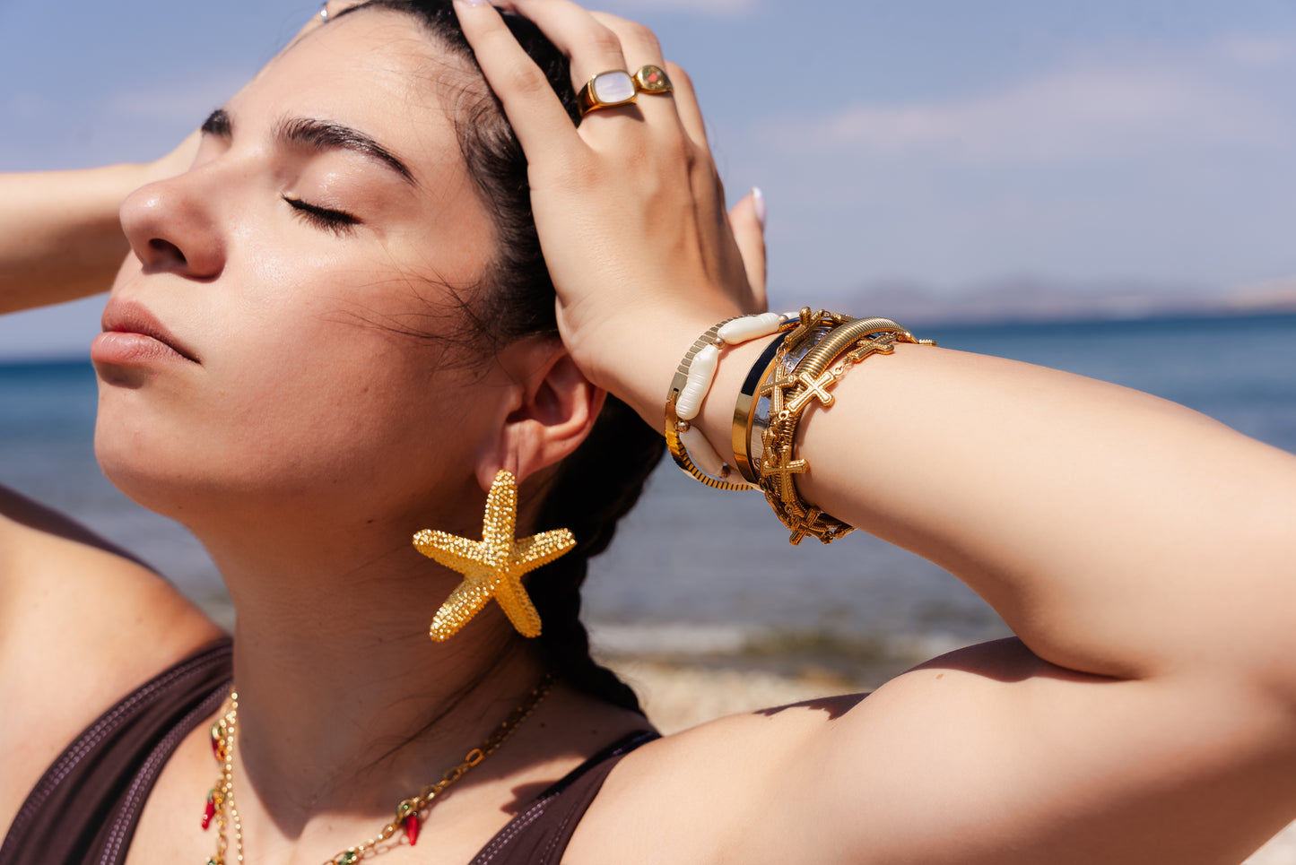 Starfish Shine Earrings