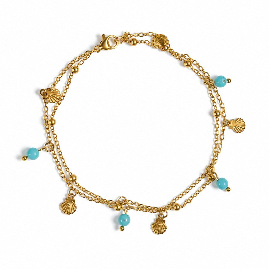 Ocean Shell Anklet