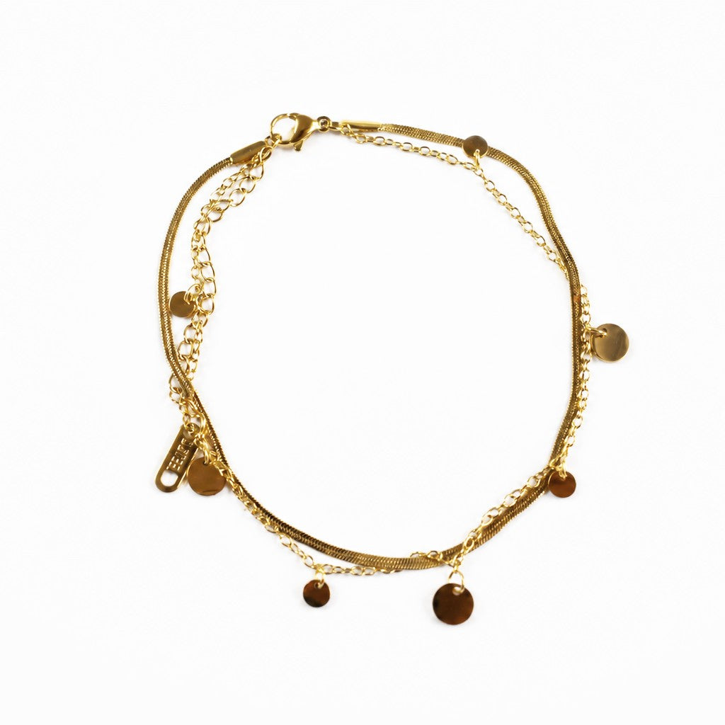 Coin Charm Anklet