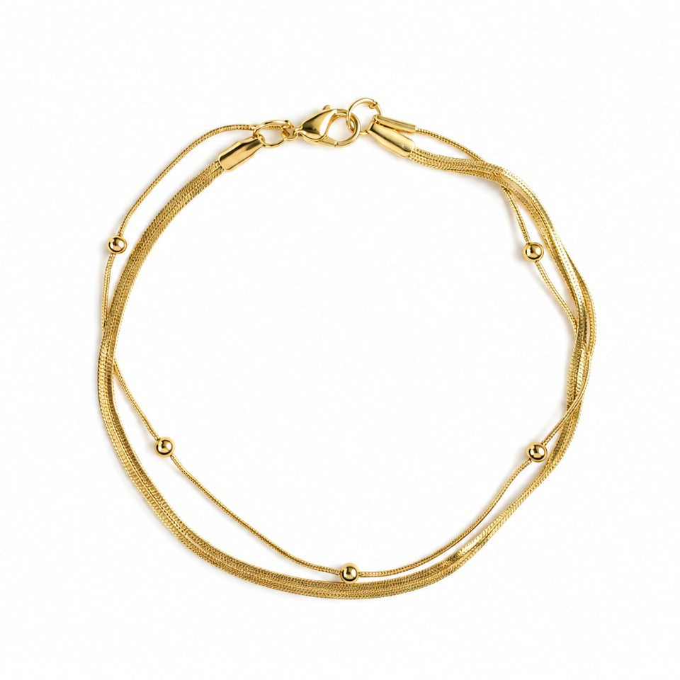 Chic Layered Anklet
