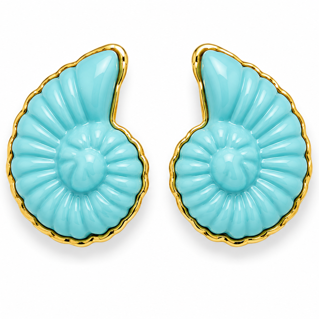 Seashell Echo Studs