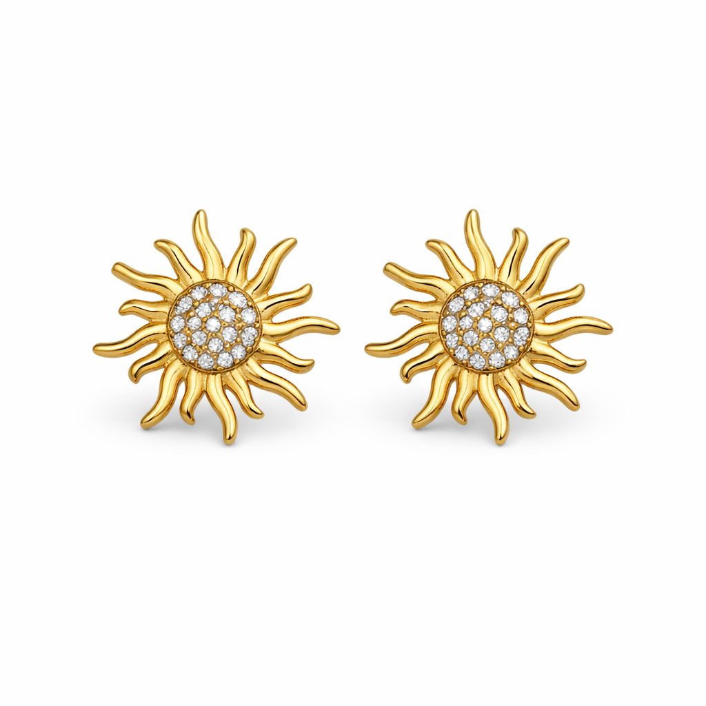 Sun Stud Earrings