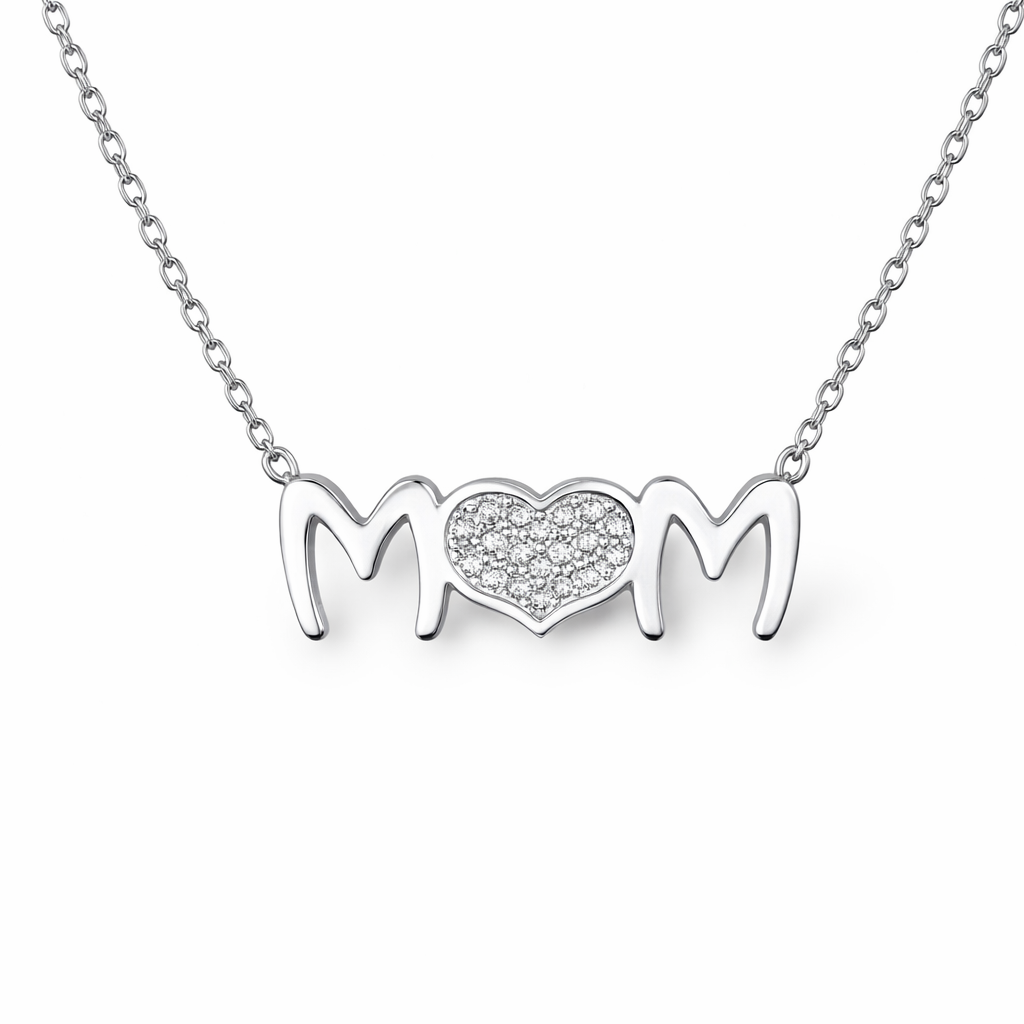 Mom Heart Necklace