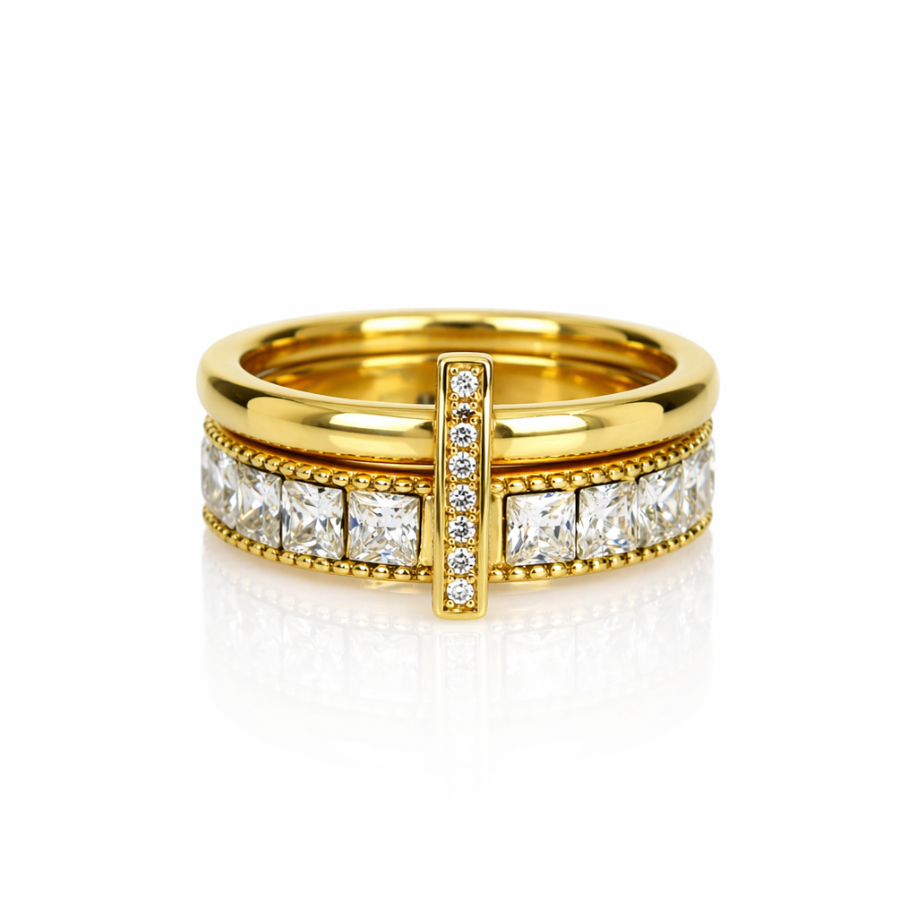 Diamond Duo Ring