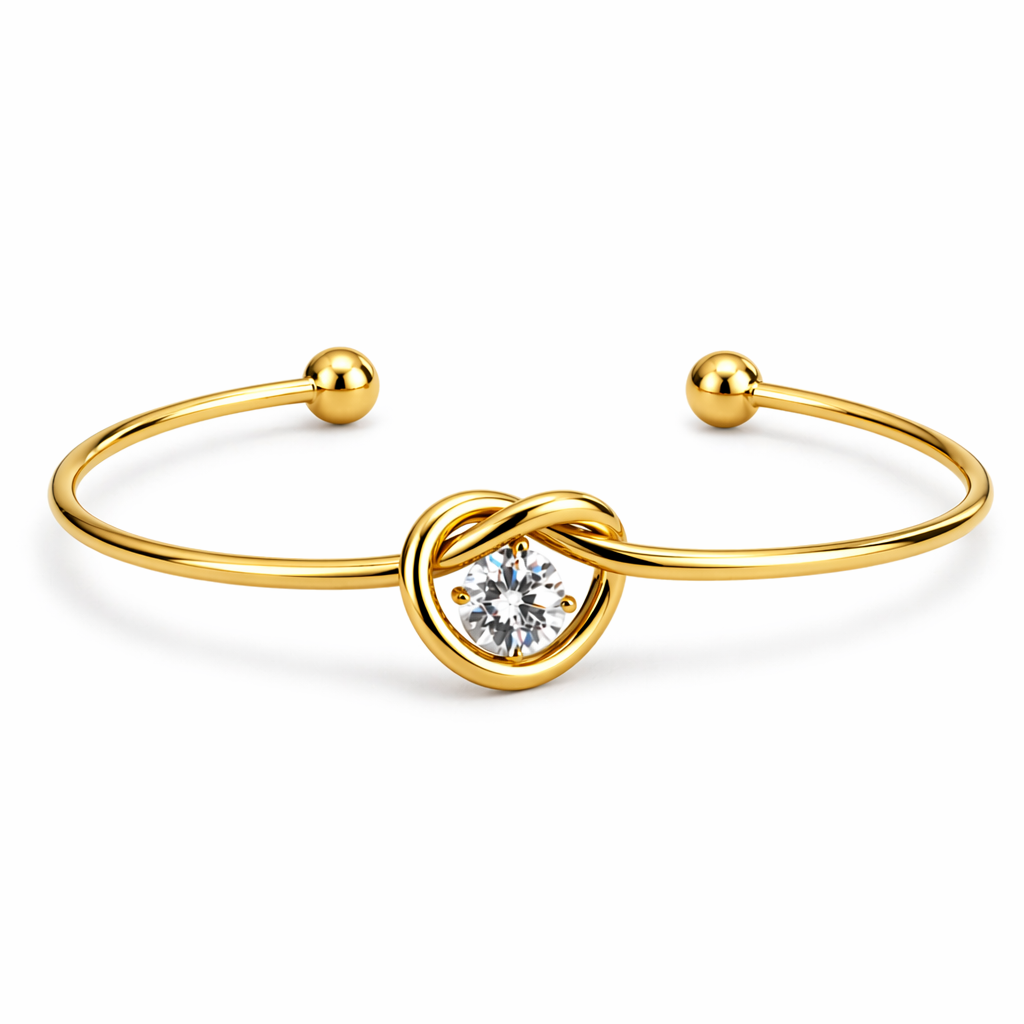 Crystal Twist  Cuff