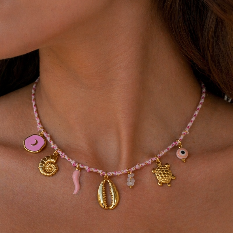 Pink Ocean Necklace