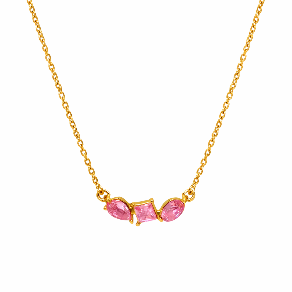 Gem Line Necklace
