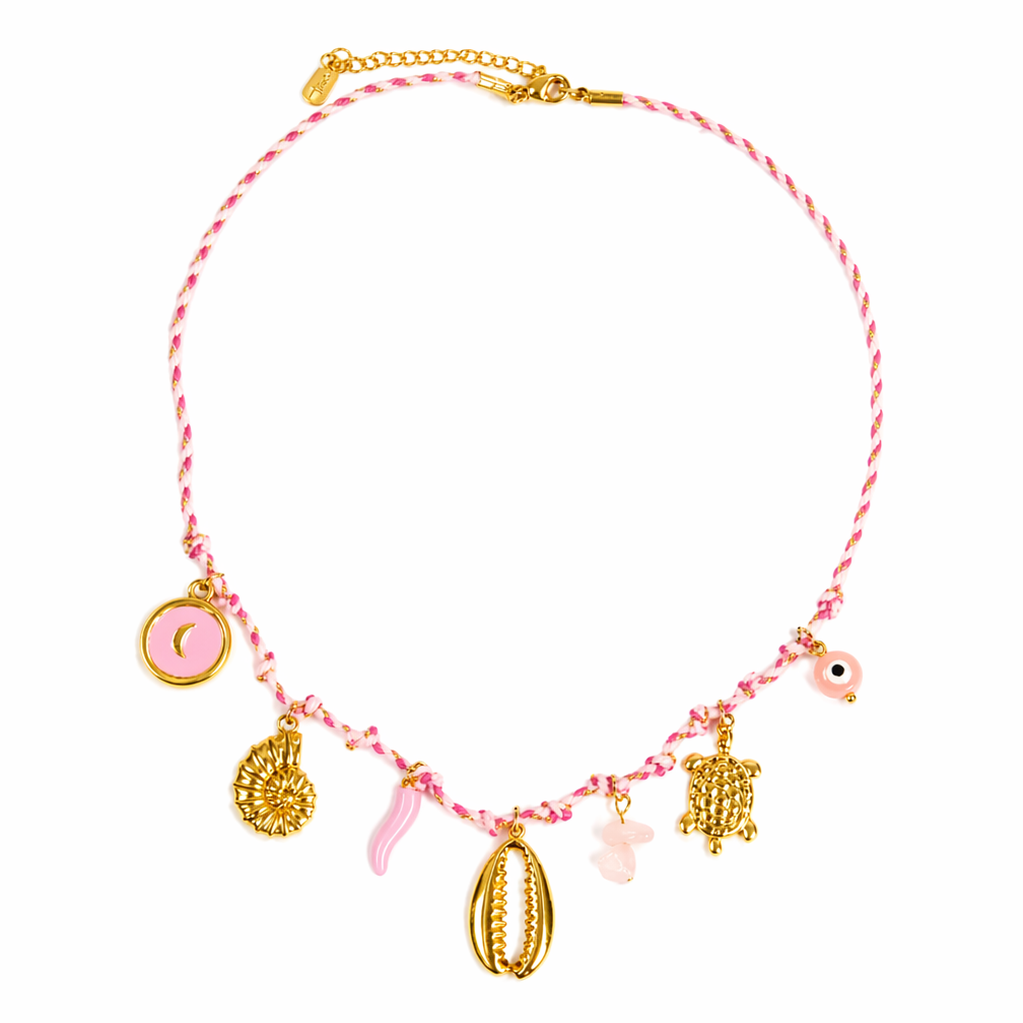 Pink Ocean Necklace