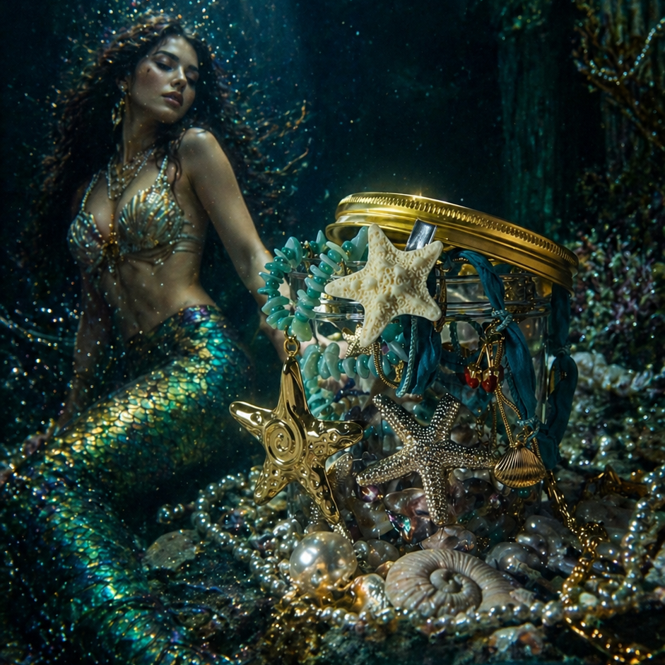 MERMAID TREASURE JAR