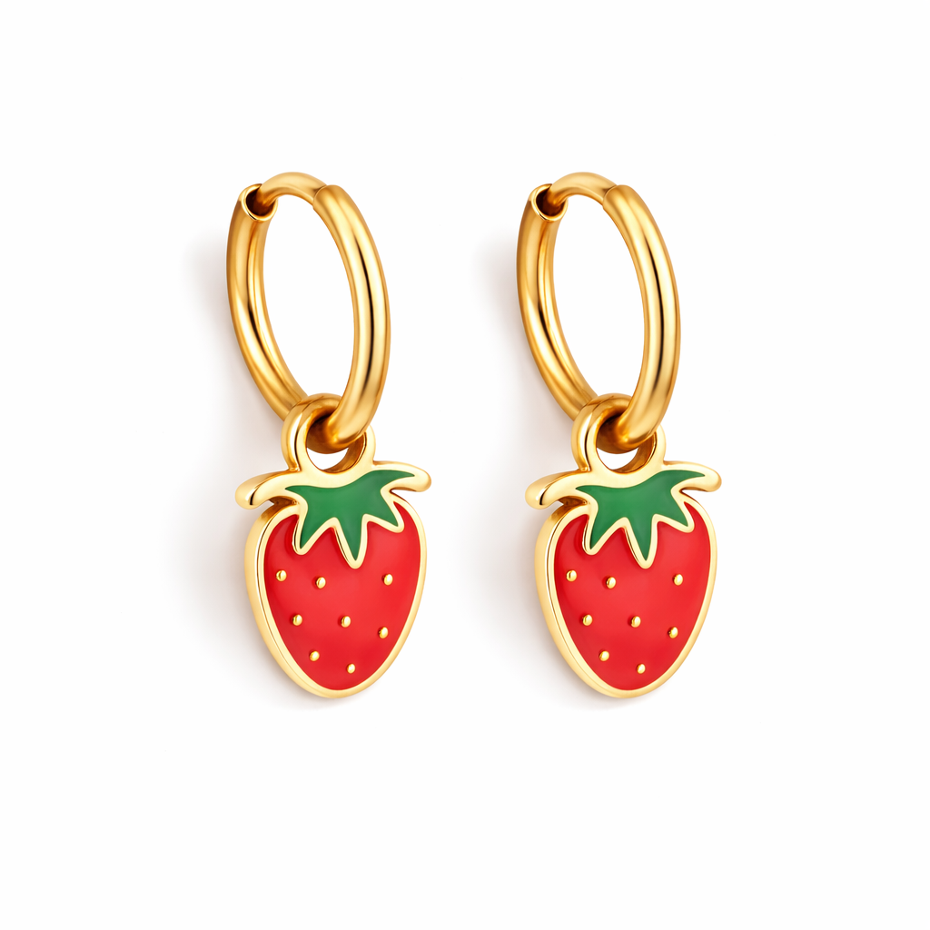 Strawberry Mini Hoops