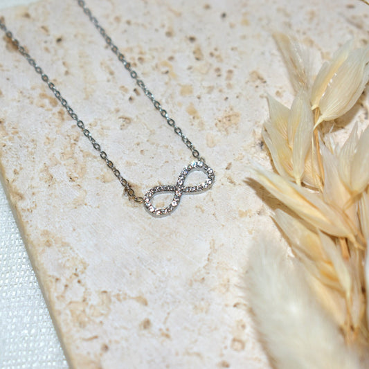 Infinity Sparkle Necklace