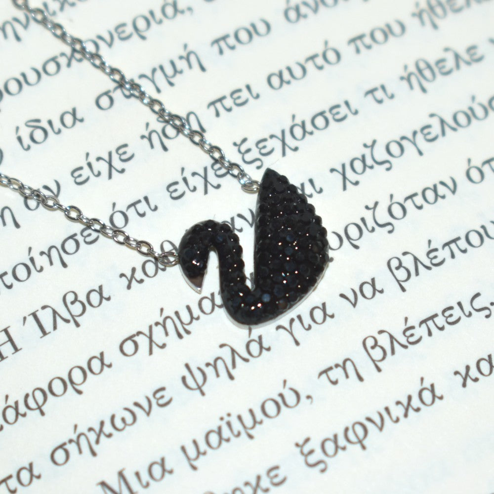 Black Swan Necklace