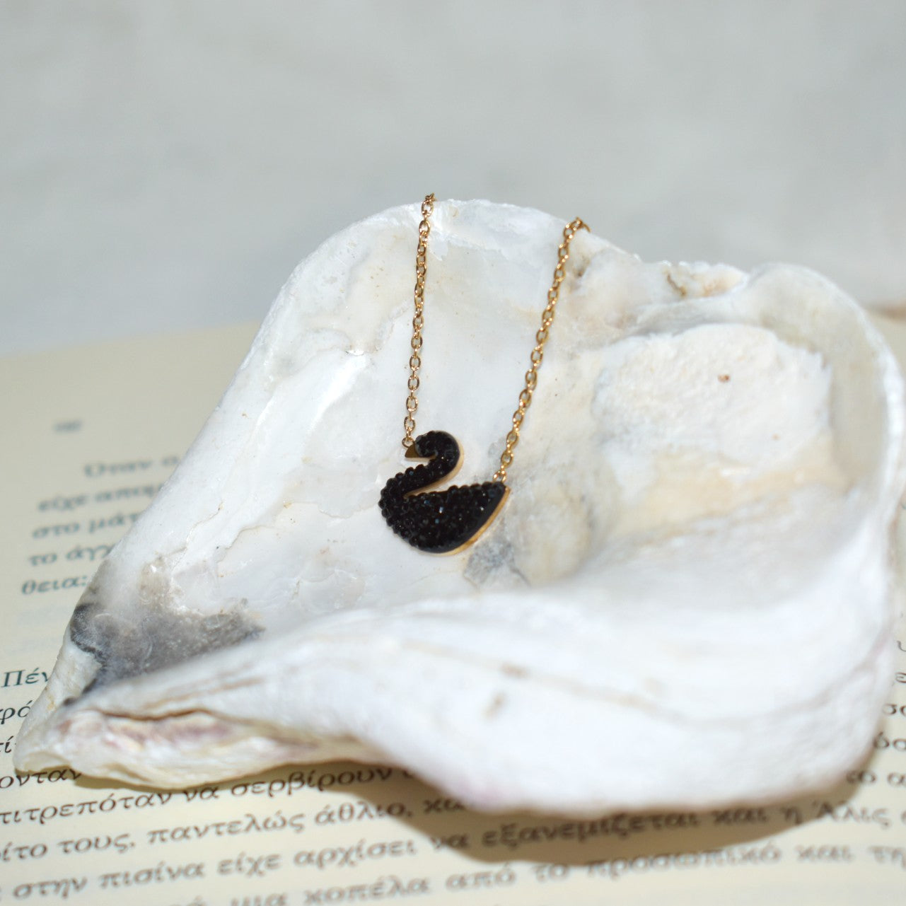 Black Swan Necklace