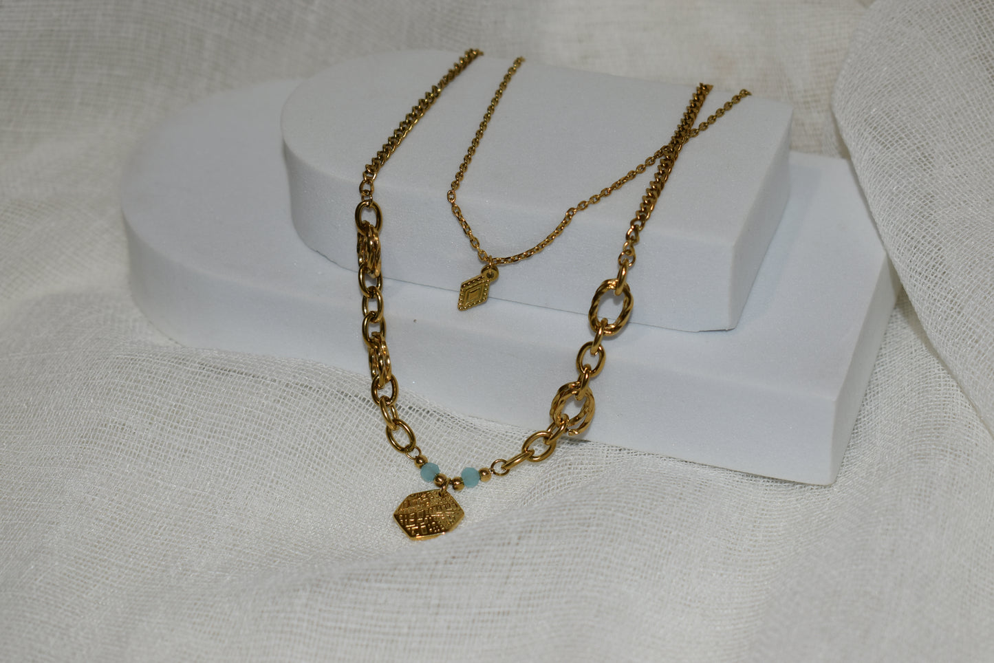 Golden Weave Necklace