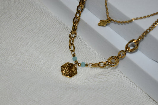 Golden Weave Necklace