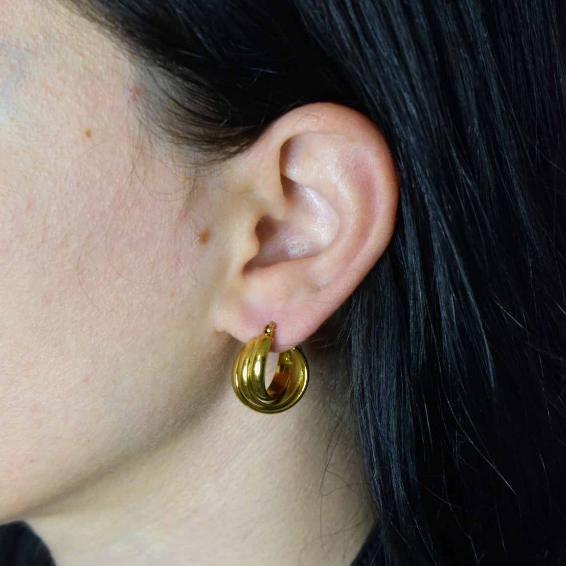 Twist Hoops Earrings