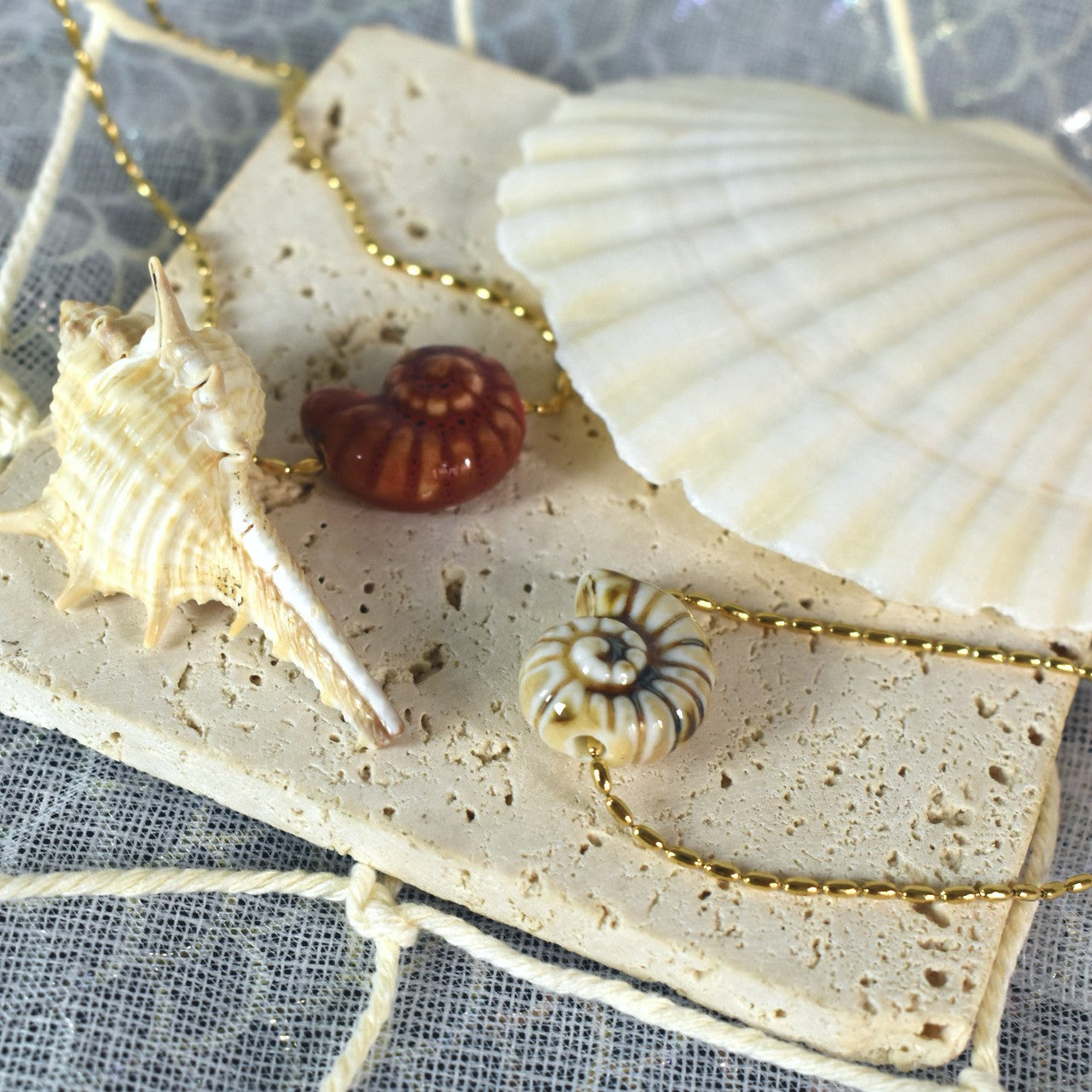 Ocean Spiral Necklace