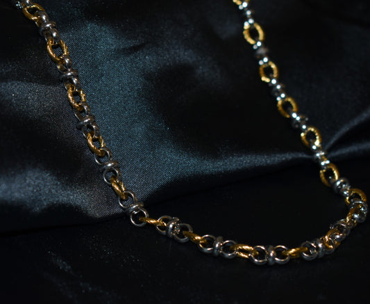 Gold & Silver Loop Chain