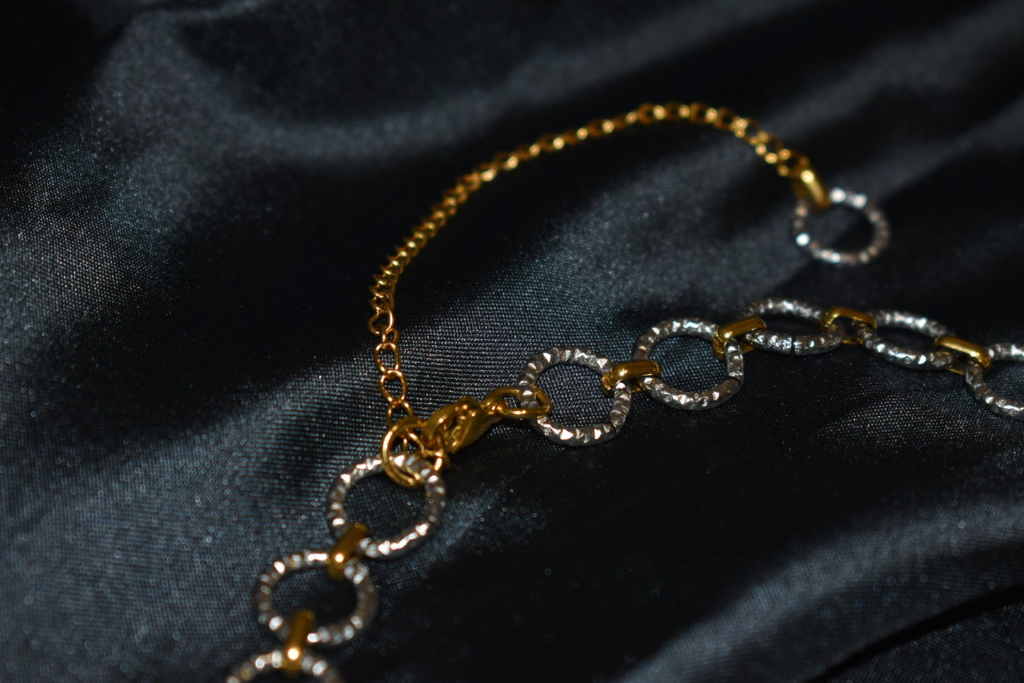 Gold-Silver Chain Choker