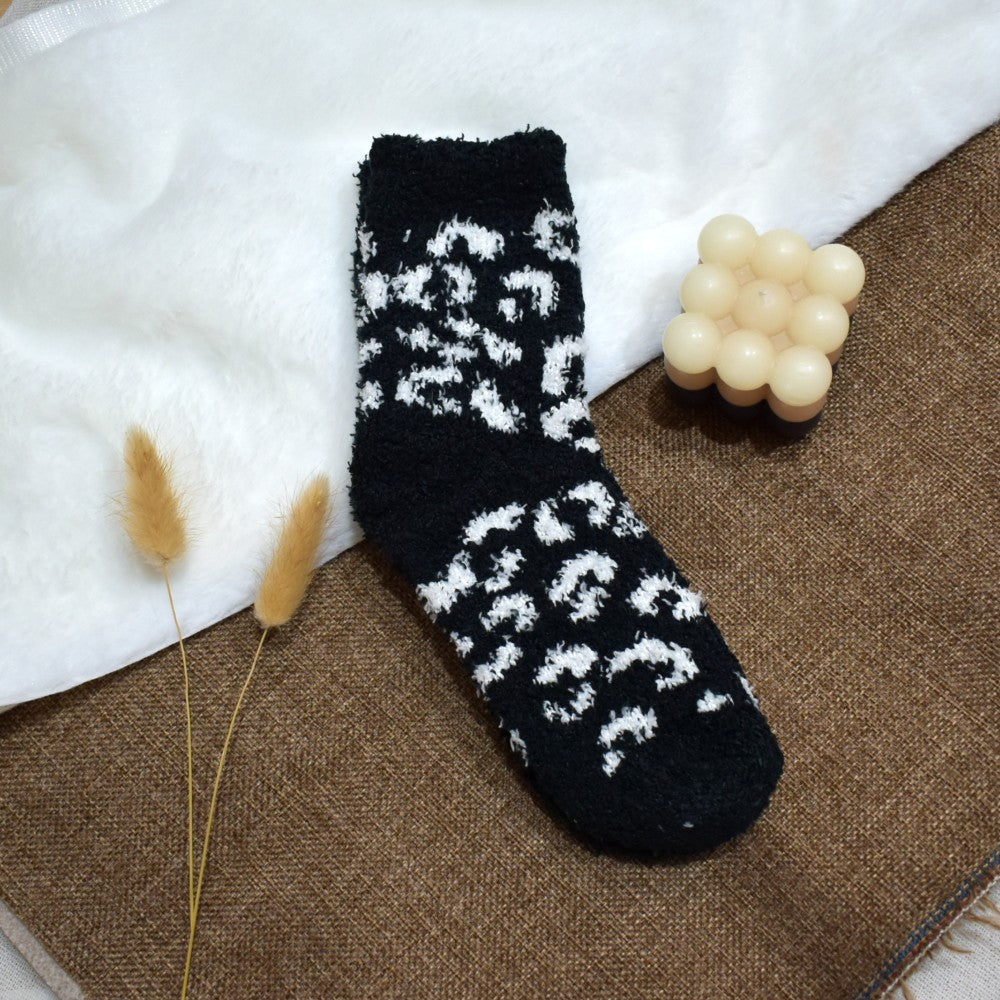 Leopard Cozy Socks