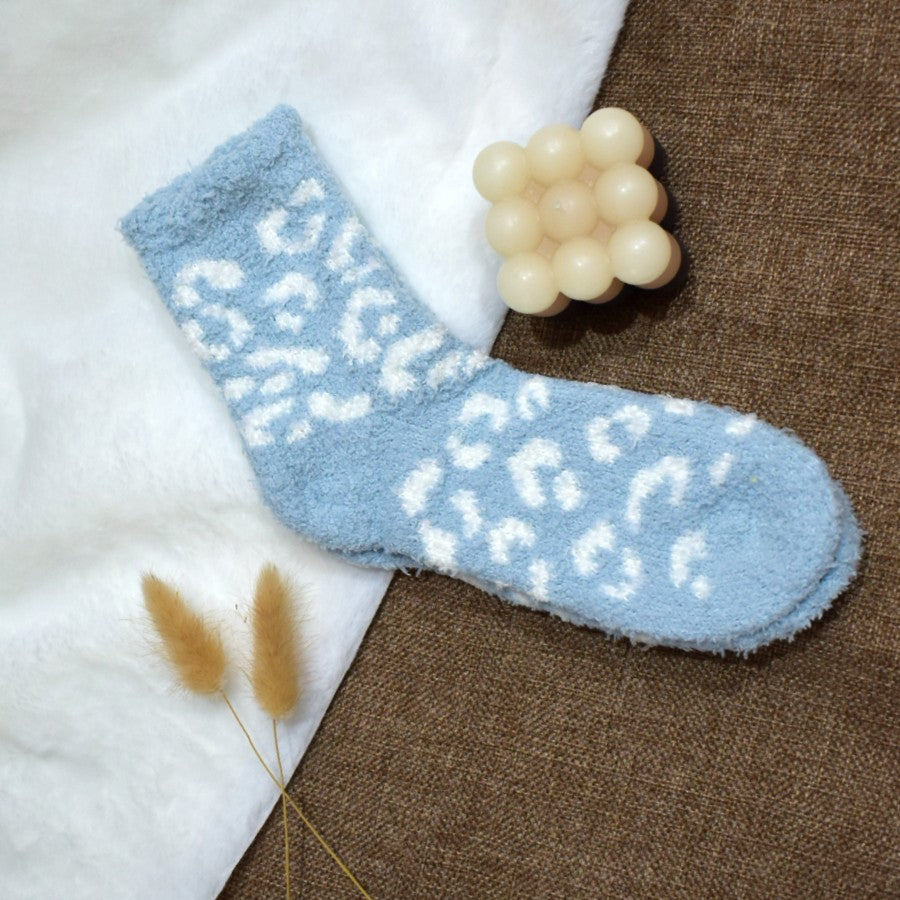 Leopard Cozy Socks