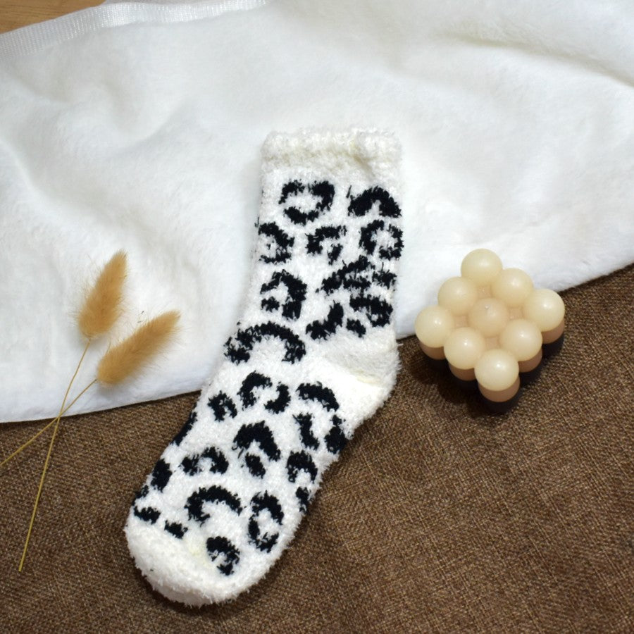 Leopard Cozy Socks