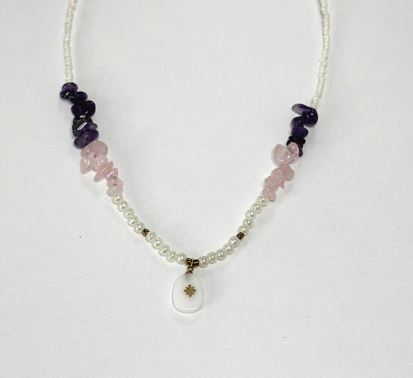 Pink Quartz Necklace