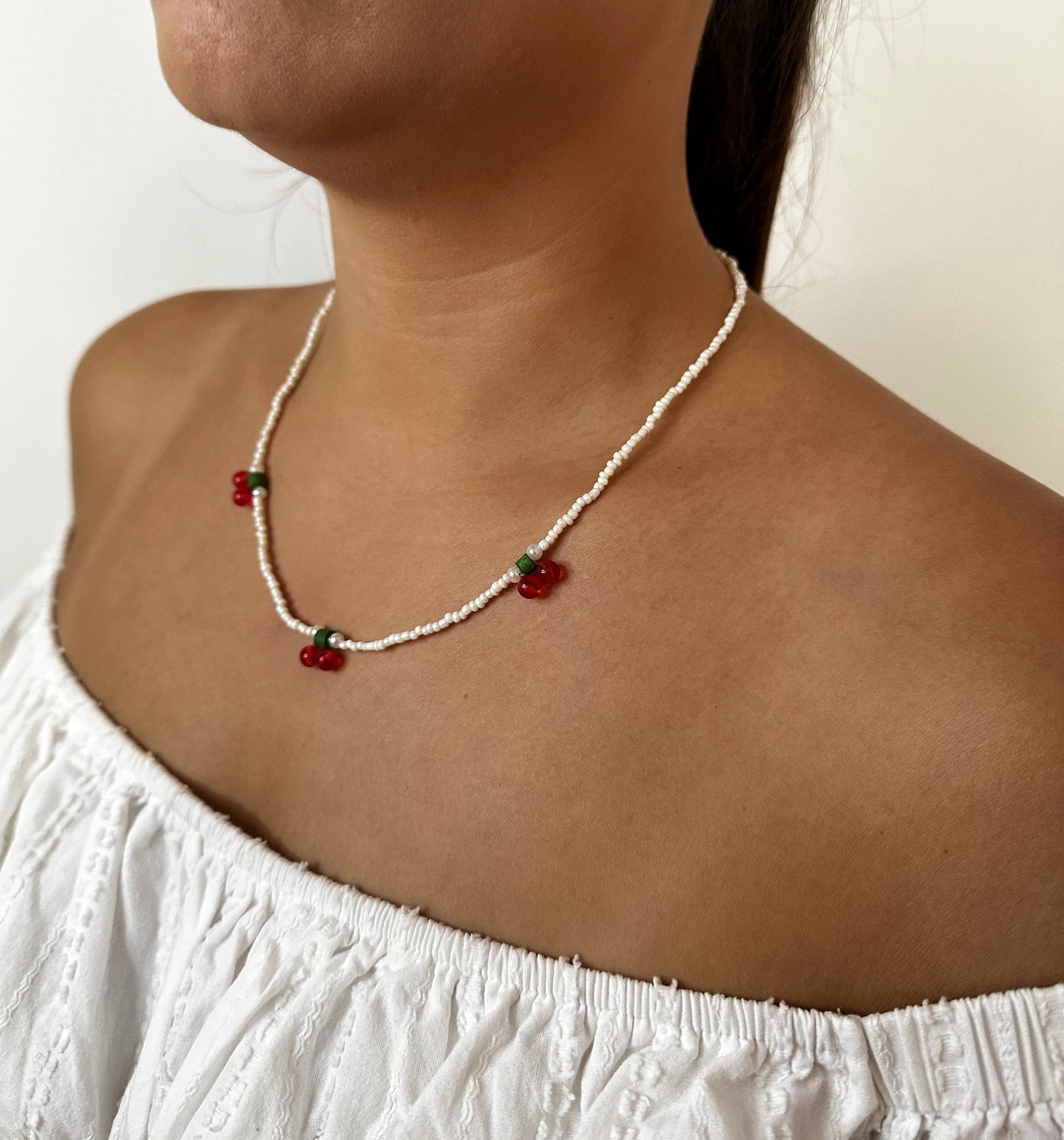 Cherry Beads Necklace