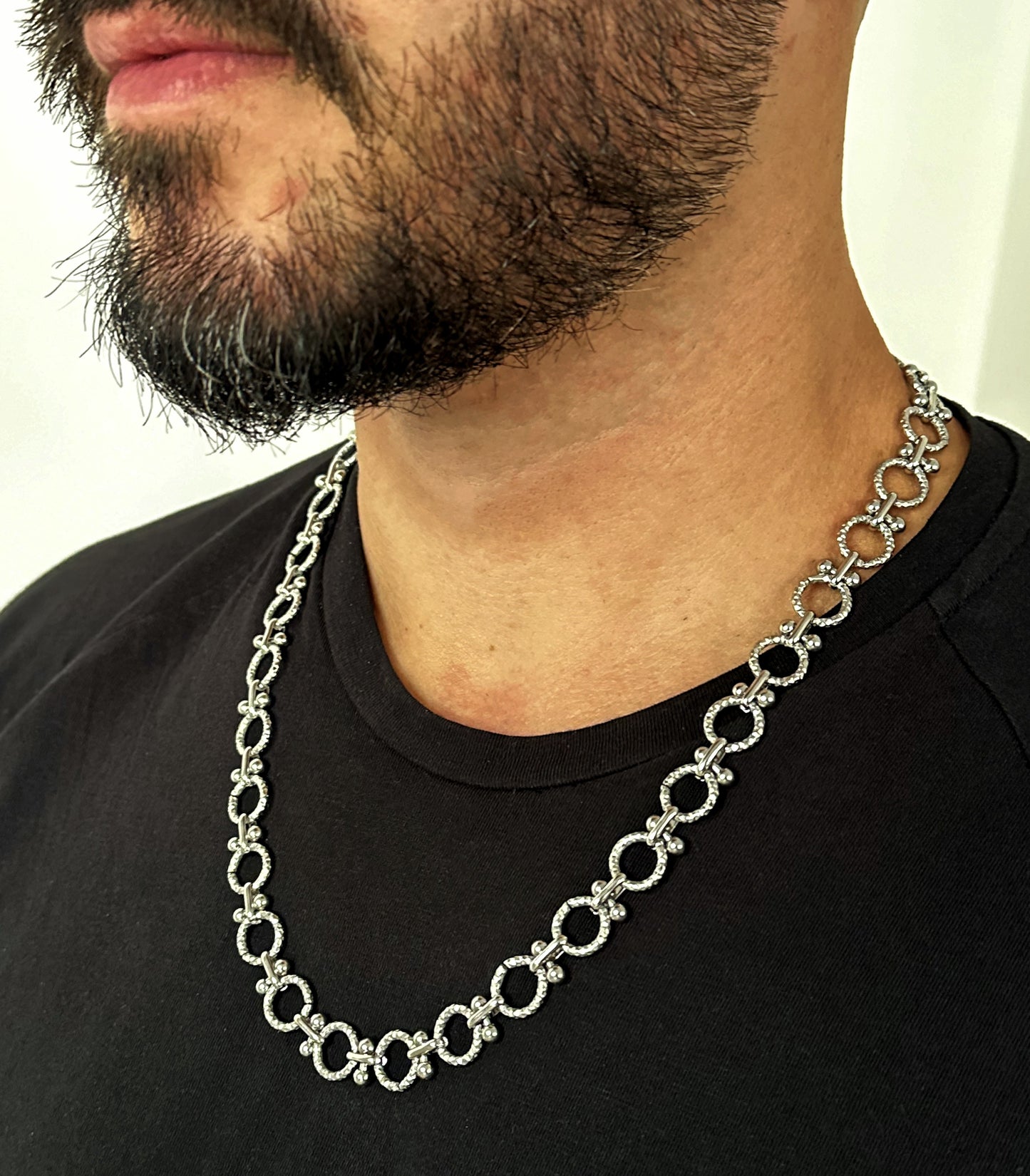 Silver Edge Chain