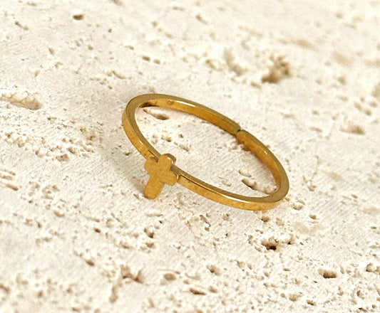 Tiny Cross Ring